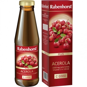 Acerolos vaisių sultys su minkštimu, Rabenhorst, 450ml